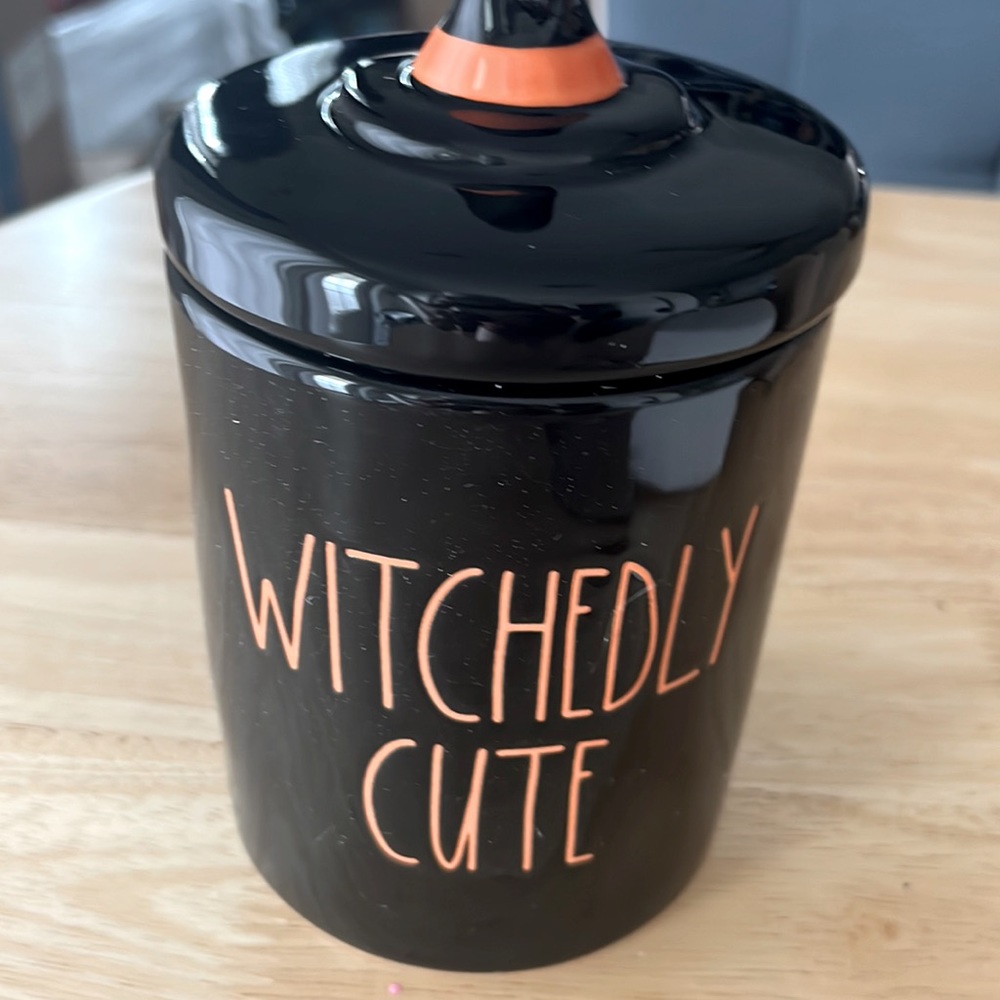 RD SALE! NEW- Rae Dunn - Witchedly Cute jar- perfect for candy corn!!
